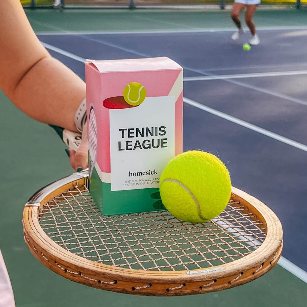 Homesick Candles Tennis League Candle - Little Miss Muffin Children & Home