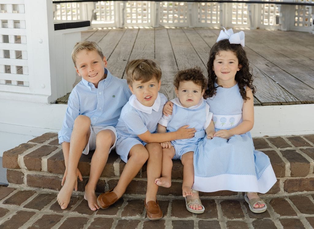 Bailey Boys Blue Belle Dress - Little Miss Muffin Children & Home