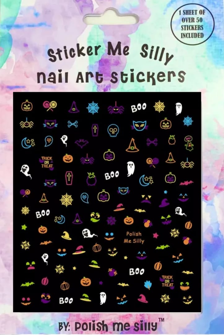 Halloween Holiday Nail Art Stickers
