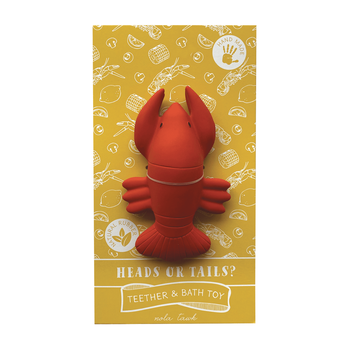 Nola Tawk Nola Tawk Heads or Tails? Teether & Bath Toy - Little Miss Muffin Children & Home