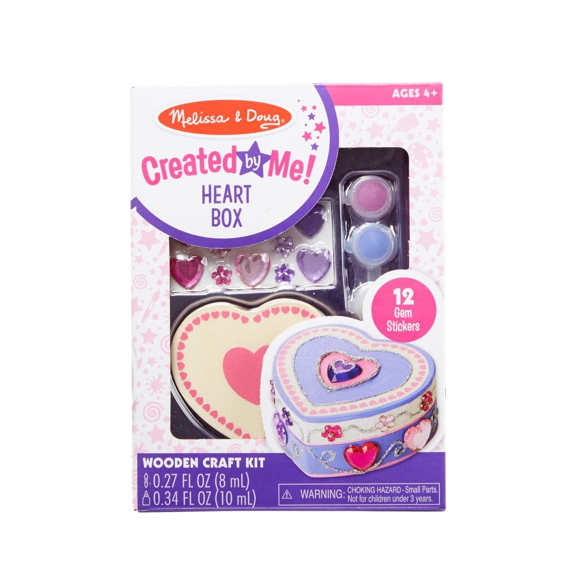 Melissa & Doug Melissa & Doug Created by Me! Heart Box Wooden Craft Kit - Little Miss Muffin Children & Home