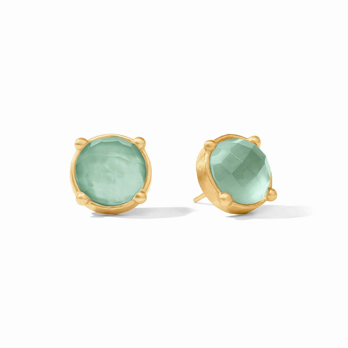 Julie Vos Honey Stud with Iridescent Aquamarine Blue - Little Miss Muffin Children & Home