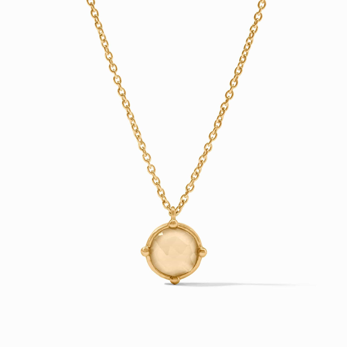 Julie Vos Honeybee Solitaire Necklace with Iridescent Champagne - Little Miss Muffin Children & Home