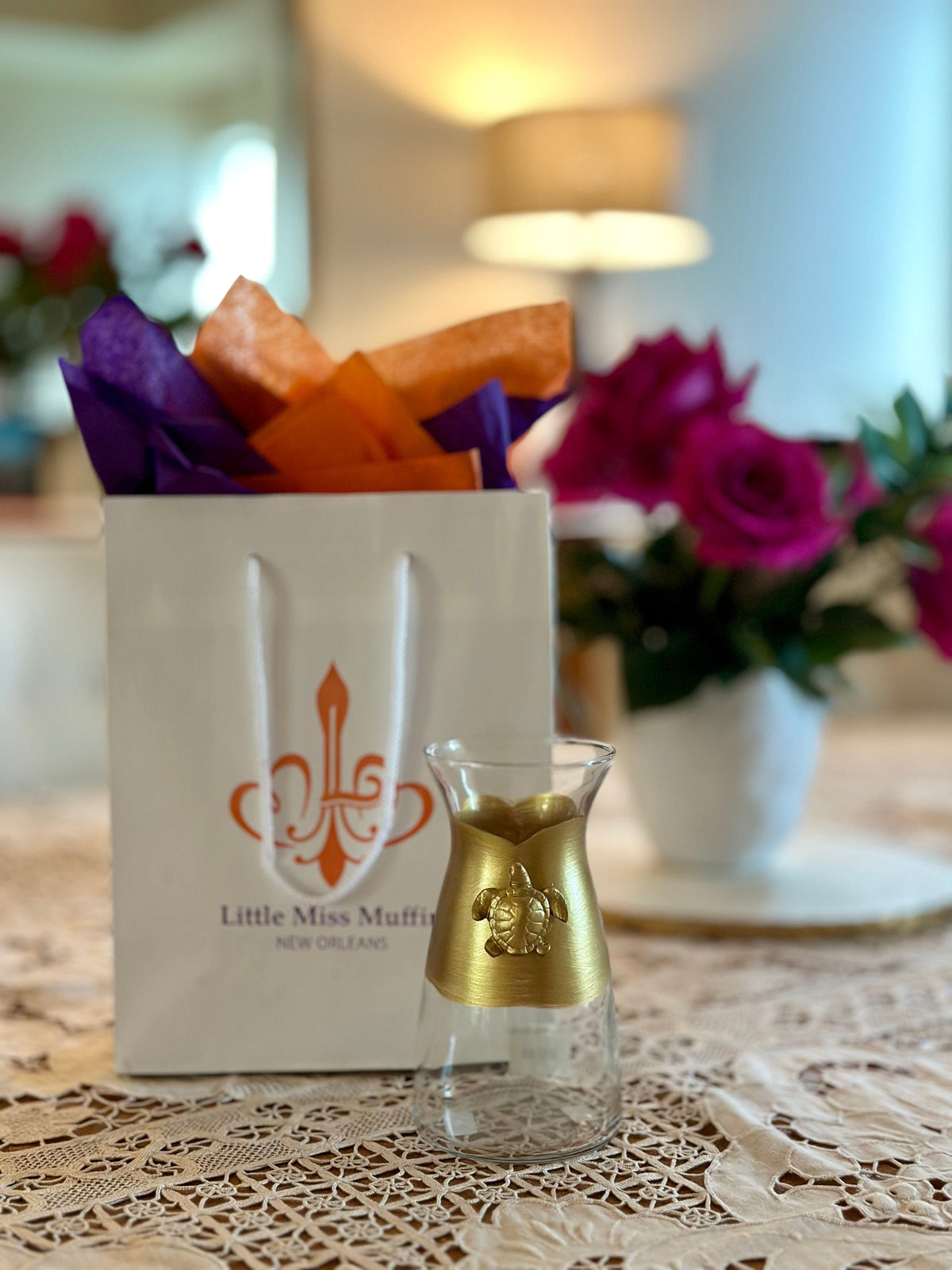 Carol Cassisa Carol Cassisa Tortoise Vase Carafe - Little Miss Muffin Children & Home