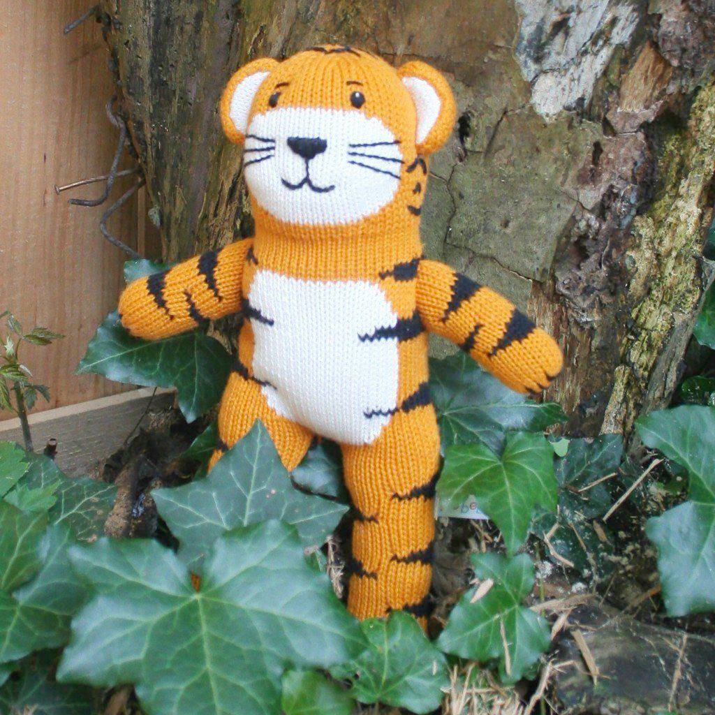 Petit Ami & Zubels Petit Ami & Zubels Kai the Tiger Knit Doll - Little Miss Muffin Children & Home