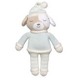 Petit Ami & Zubels Petit Ami & Zubels Patches the PJ Puppy Knit Doll - Little Miss Muffin Children & Home