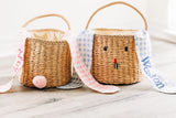 Sugar Bee Clothing Sugar Bee Clothing Gingham Kids Easter Basket with Easter Bunny Ears - Little Miss Muffin Children & Home