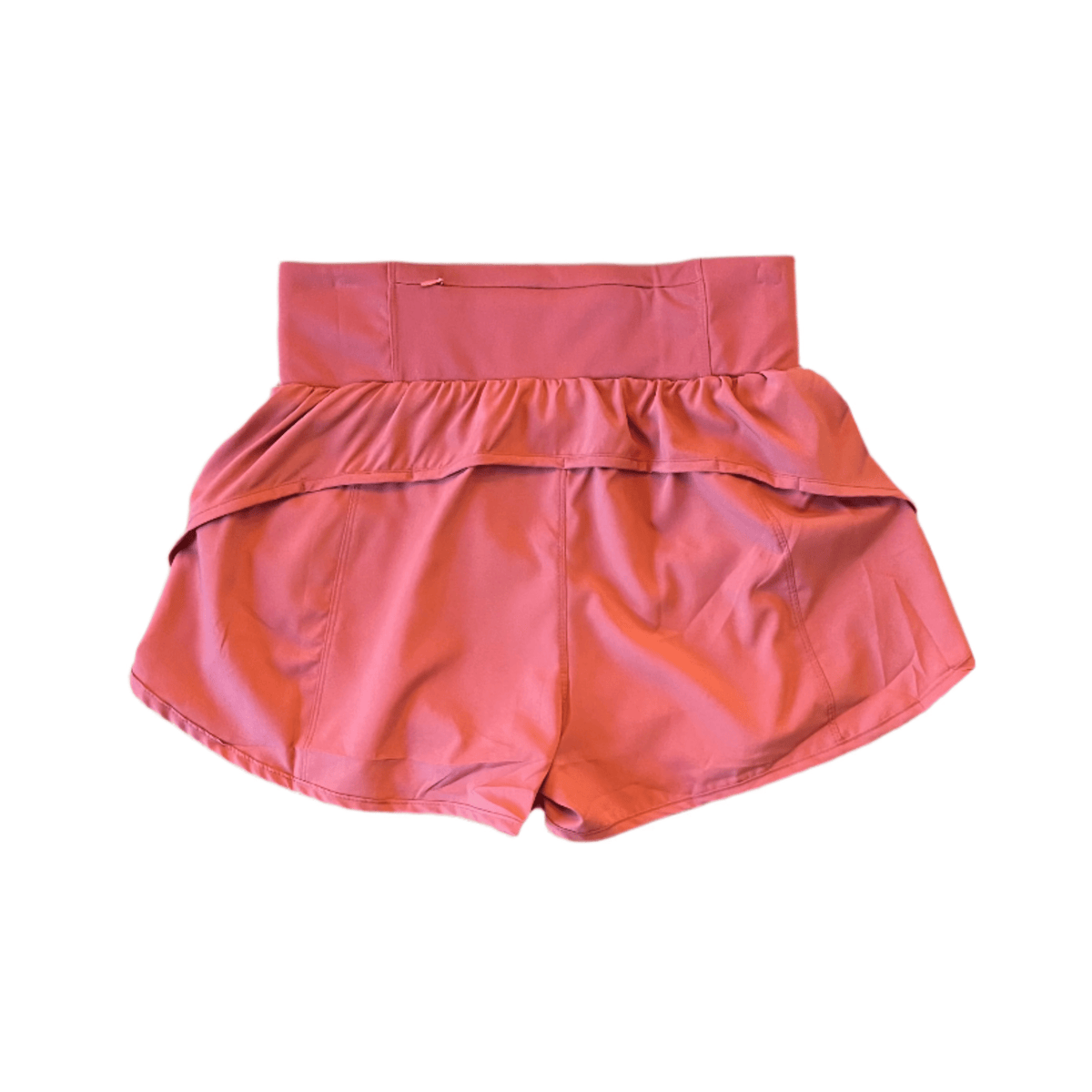 Sunshine Women's Athletic Shorts with Zip Pocket in LIght Rust - Little Miss Muffin Children & Home