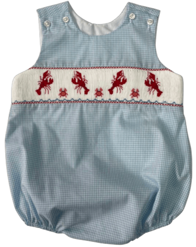 Crawfish Smocked Cam Bubble