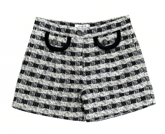 Donna Black Tweed Shortie