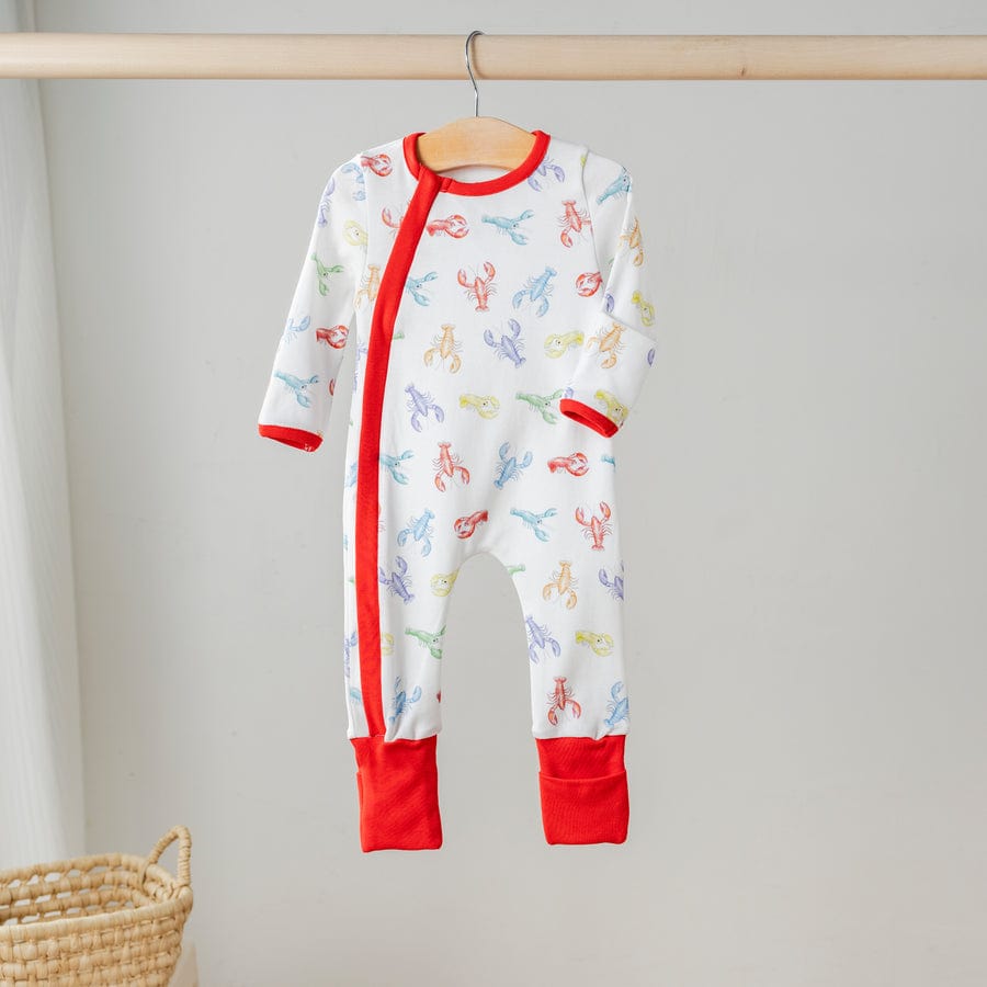 Nola Tawk Nola Tawk Colorful Claws Crawfish Organic Cotton Pajamas - Little Miss Muffin Children & Home