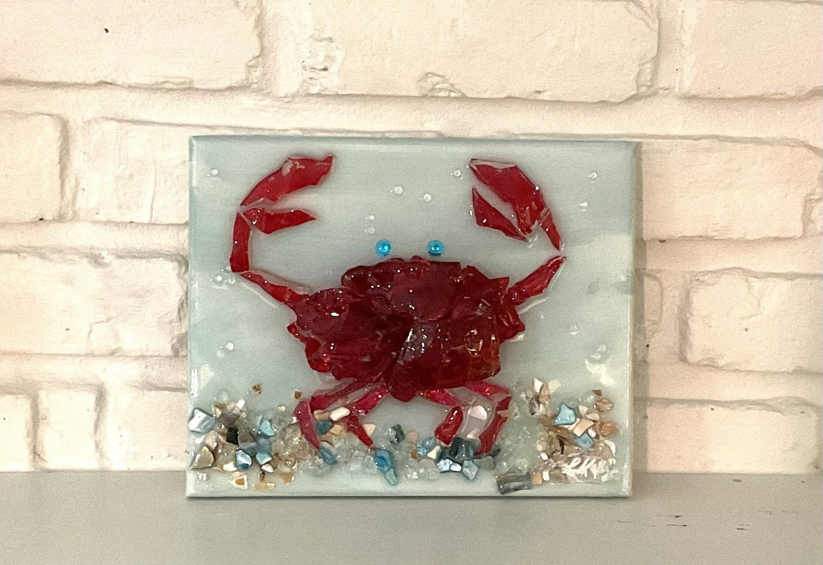 Laurie Kelly Art Studio Red Crab 8x10 - Little Miss Muffin Children & Home
