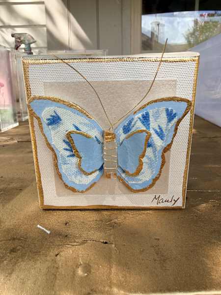 Watercolor Butterfly 4x4