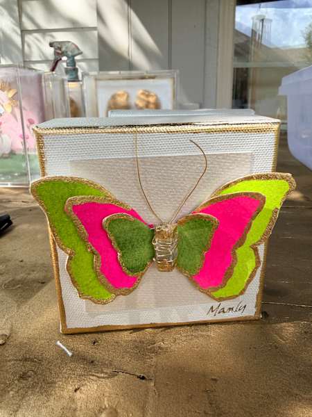 Watercolor Butterfly 4x4