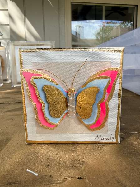 Watercolor Butterfly 4x4