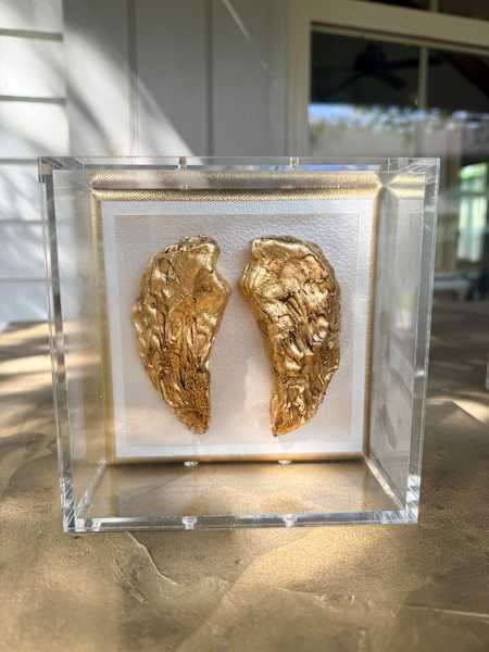 Guardian Angel Wings In Shadowbox 6x6