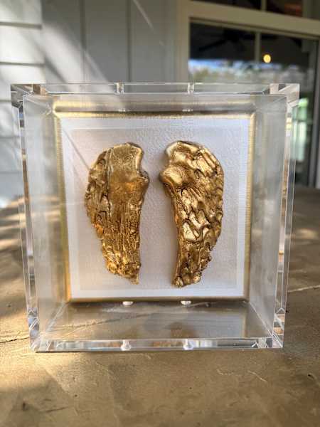 Guardian Angel Wings In Shadowbox 6x6