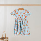 Nola Tawk Nola Tawk Pinch and Peel Organic Cotton Twirl Dress - Little Miss Muffin Children & Home