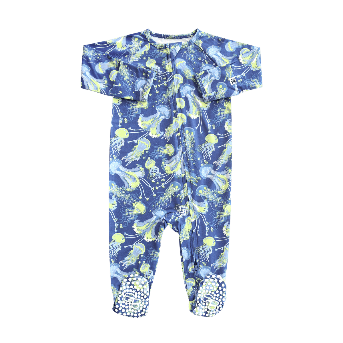 Glow Zone Zipper Footie