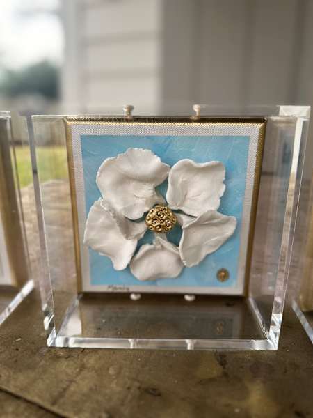 Dana Manly Art Mary Magnolia 6x6 in Shadowbox - Little Miss Muffin Children & Home