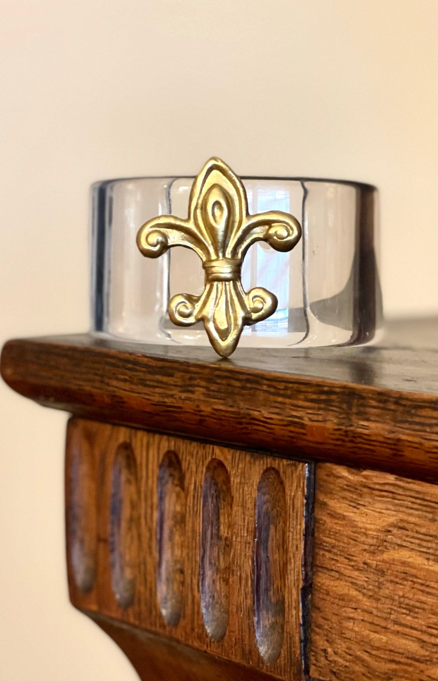 Carol Cassisa Trois Tigres Thin Brass Cuff
