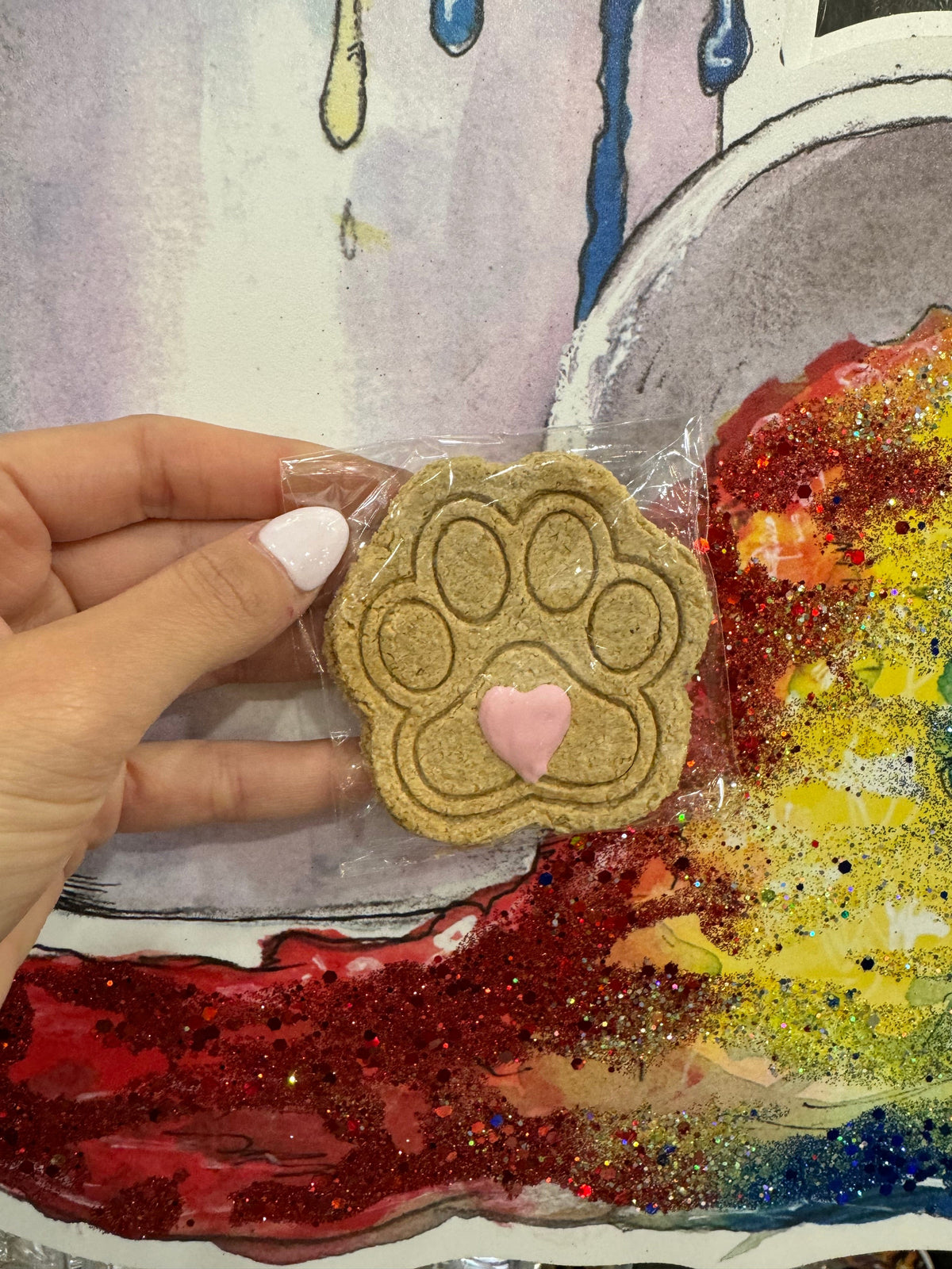 Pupcakes Pet Barkery Pupcakes Pet Barkery Paw with Heart Dog Treat - Little Miss Muffin Children & Home