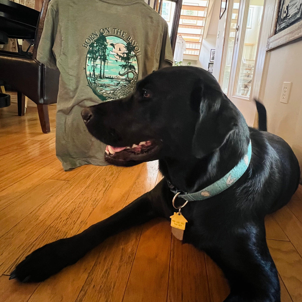 Whereable Art WHEREable Art Born On The Bayou Tee - Little Miss Muffin Children & Home