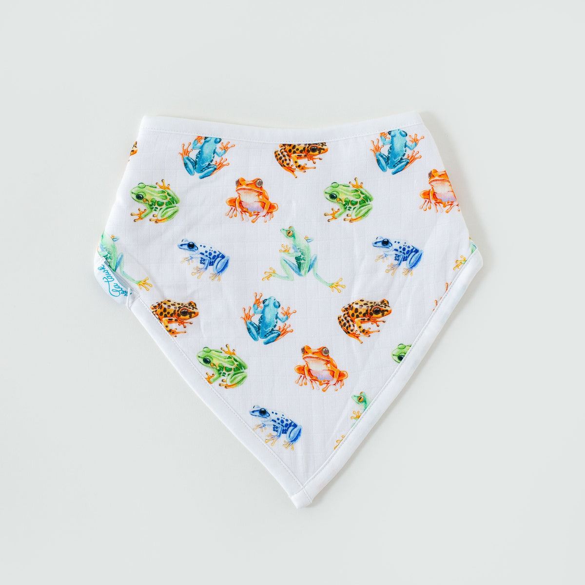 Toadally Cute Organic Muslin Bib