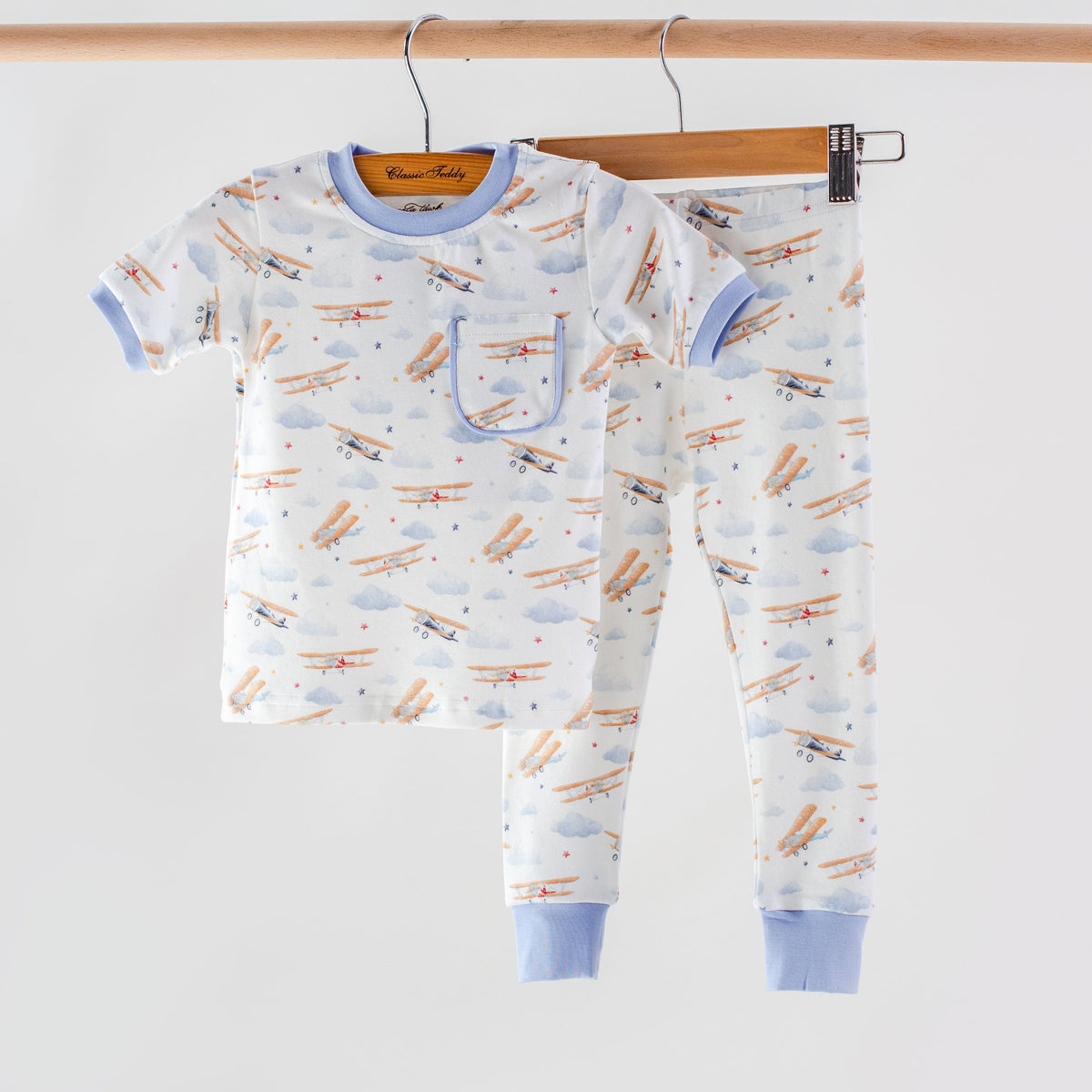 Just Plane Awesome Organic Cotton Kids Pajamas