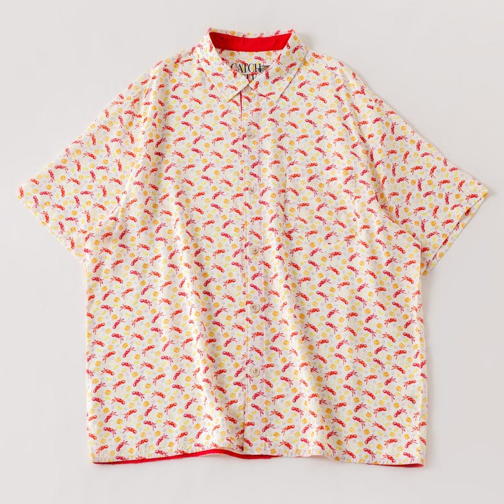 Nola Tawk Nola Tawk Crawfish Boil Men's Short Sleeve Button Down Shirt - Little Miss Muffin Children & Home