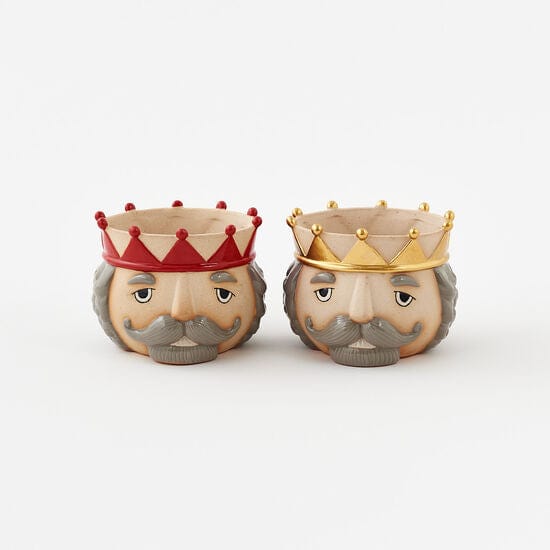 180 Degrees 180 Degrees Ceramic 6" Nutcracker Bowl, 2 Colors Available - Little Miss Muffin Children & Home