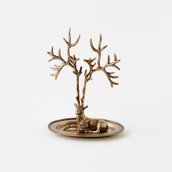 180 Degrees 180 Degrees 8" Brass Deer Dish - Little Miss Muffin Children & Home