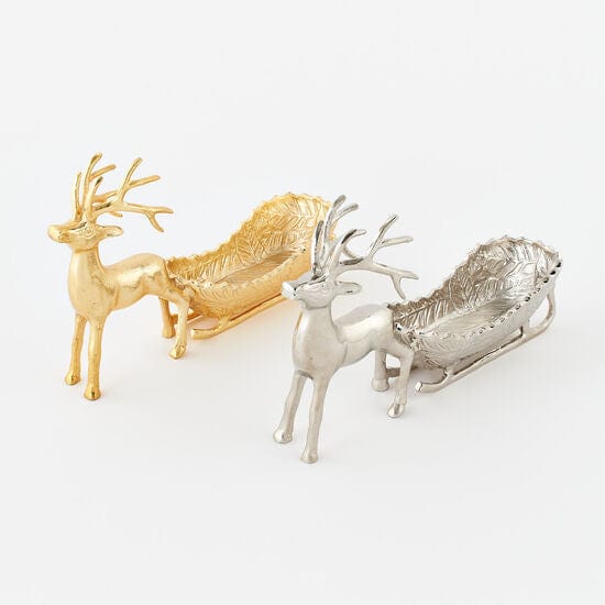 180 Degrees 180 Degrees 17" Aluminum Reindeer Cart, 2 Colors Available - Little Miss Muffin Children & Home