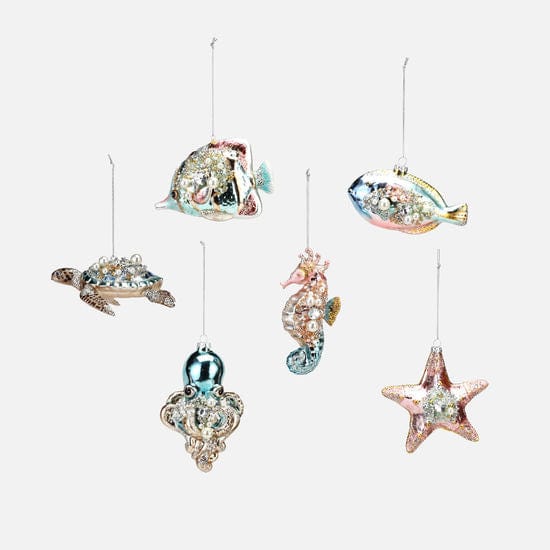180 Degrees 180 Degrees 4.5"-5.5" Regal Sea Life Ornament, 6 Styles Available - Little Miss Muffin Children & Home