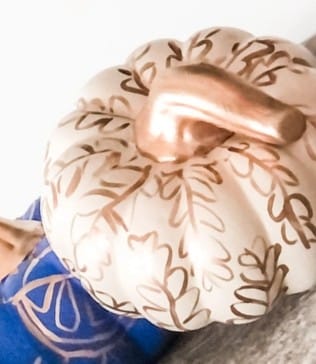 Ivory Mini Pumpkin