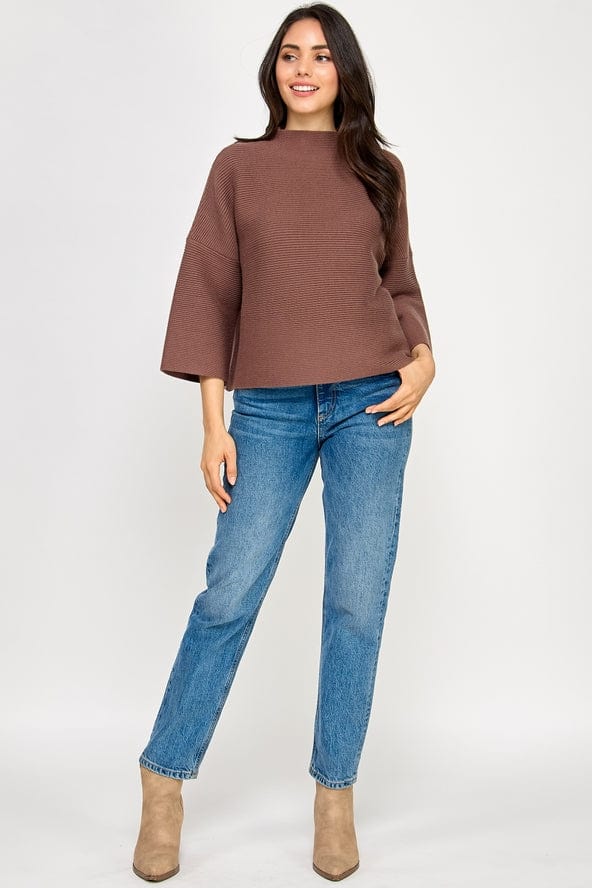 Ellison Not Your Casual Top - Mousse - Little Miss Muffin Children & Home