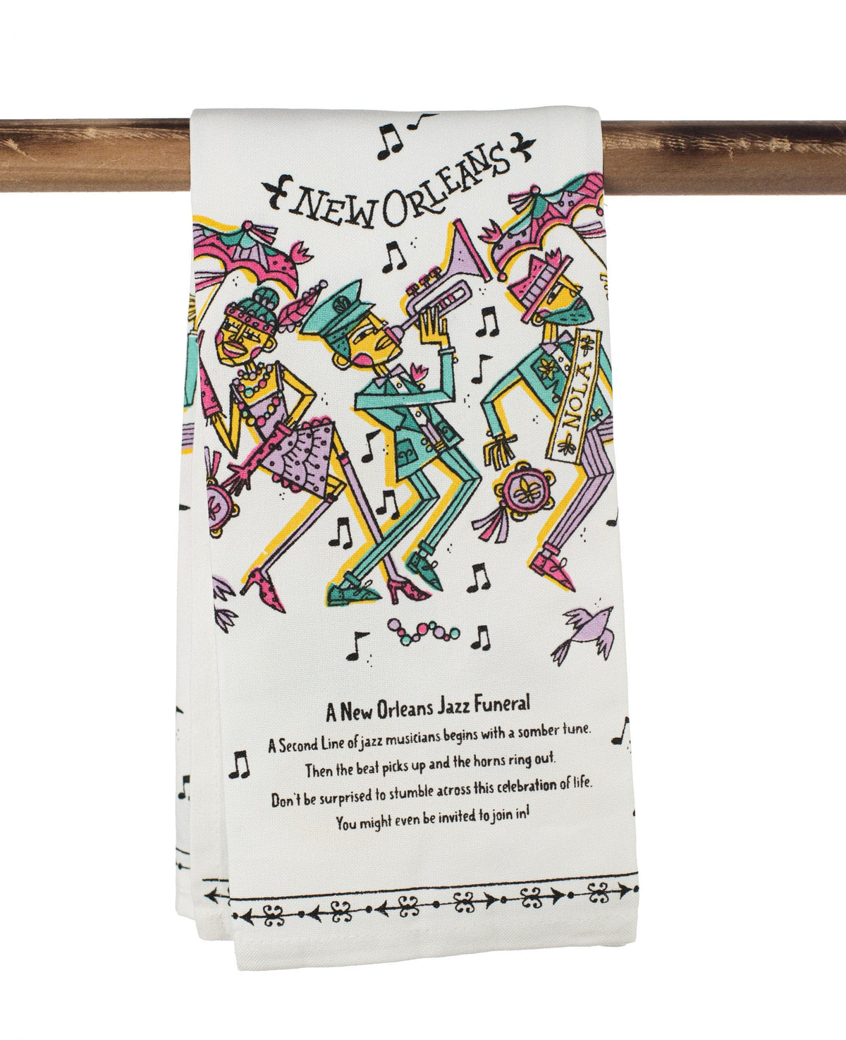 The Parish Line The Parish Line Jazz Funeral Kitchen Towel - Little Miss Muffin Children & Home