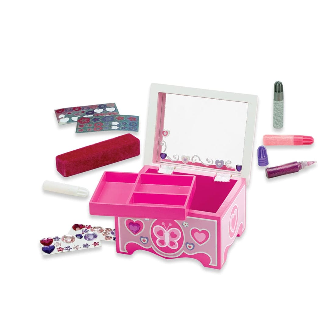 Melissa & Doug Melissa & Doug Created by Me! Jewelry Box Wooden Craft Kit - Little Miss Muffin Children & Home
