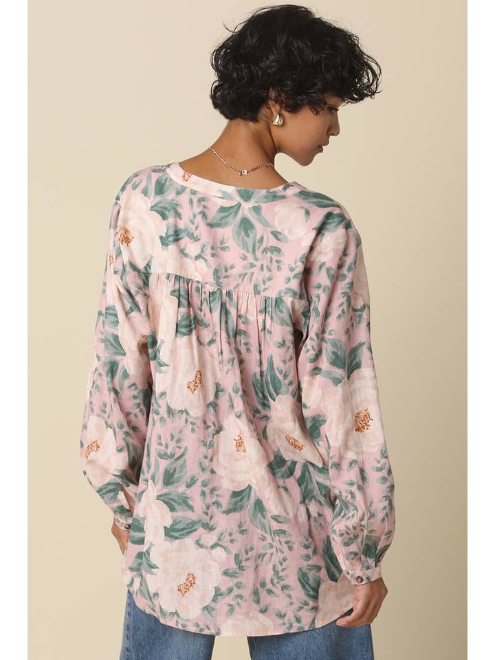 Julissa Vintage Floral Blouse