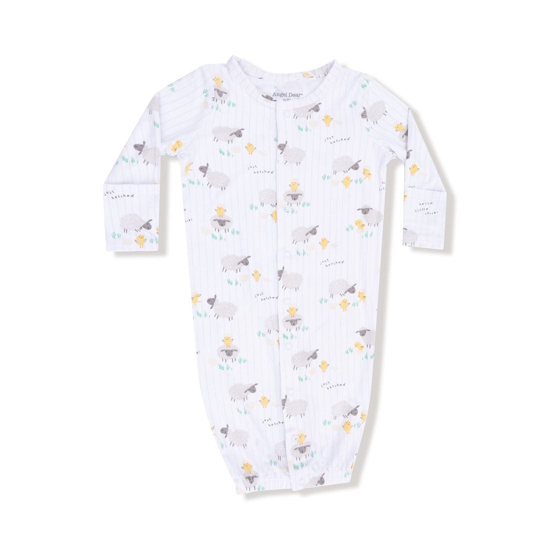 Just Hatched Unisex Stripe Convertible Gown