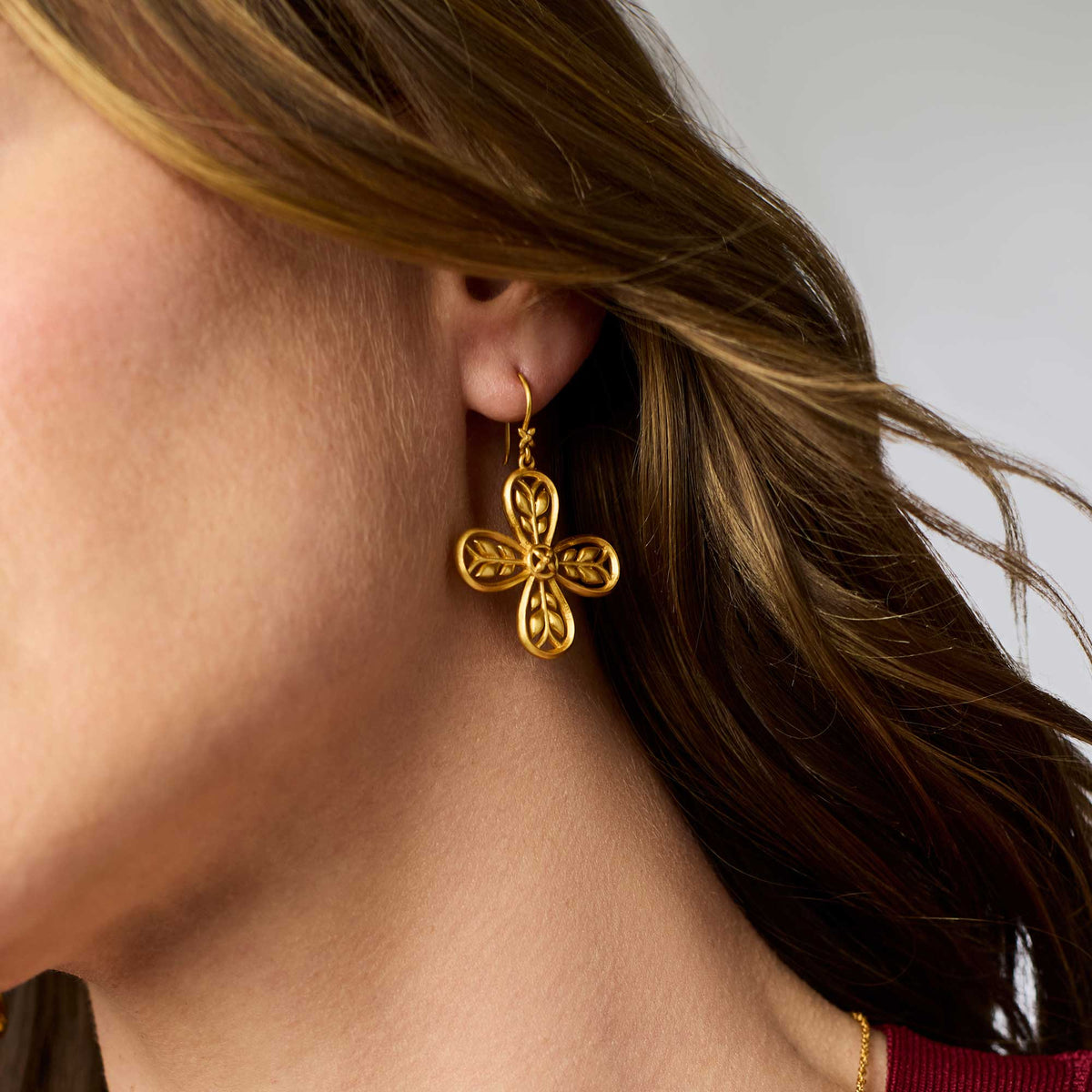 Julie Vos Gold Justine Earring - Little Miss Muffin Children & Home