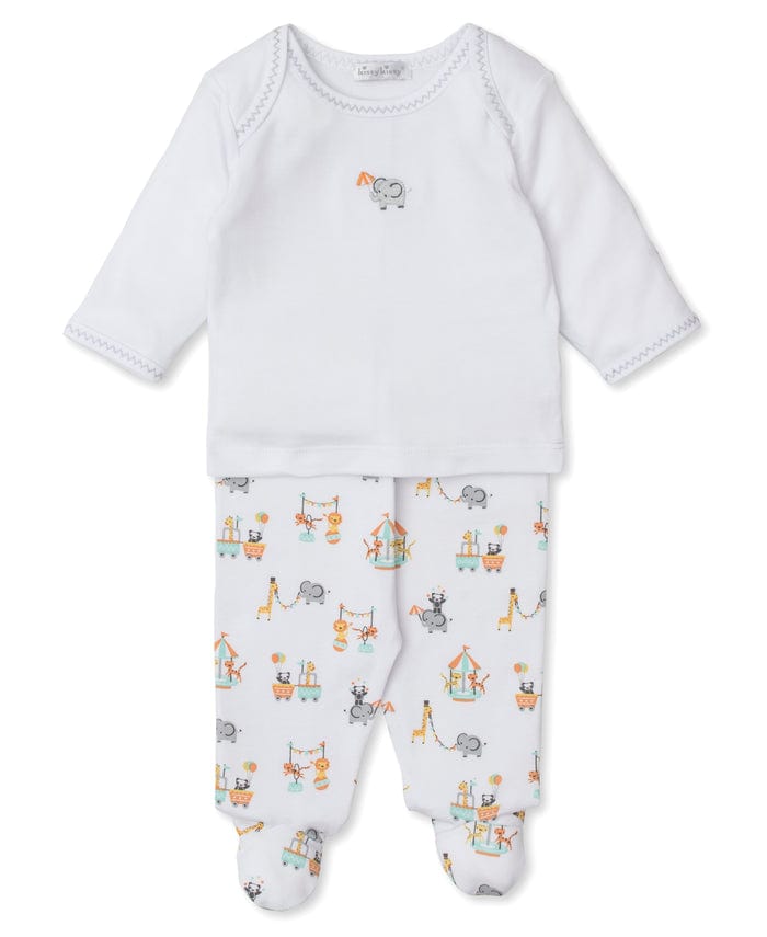 Kissy Kissy Kissy Kissy Circus Crew Footed Pant Set - Little Miss Muffin Children & Home