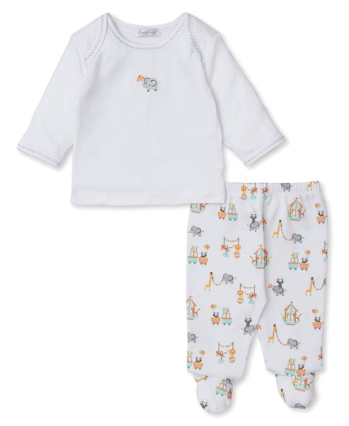 Kissy Kissy Kissy Kissy Circus Crew Footed Pant Set - Little Miss Muffin Children & Home