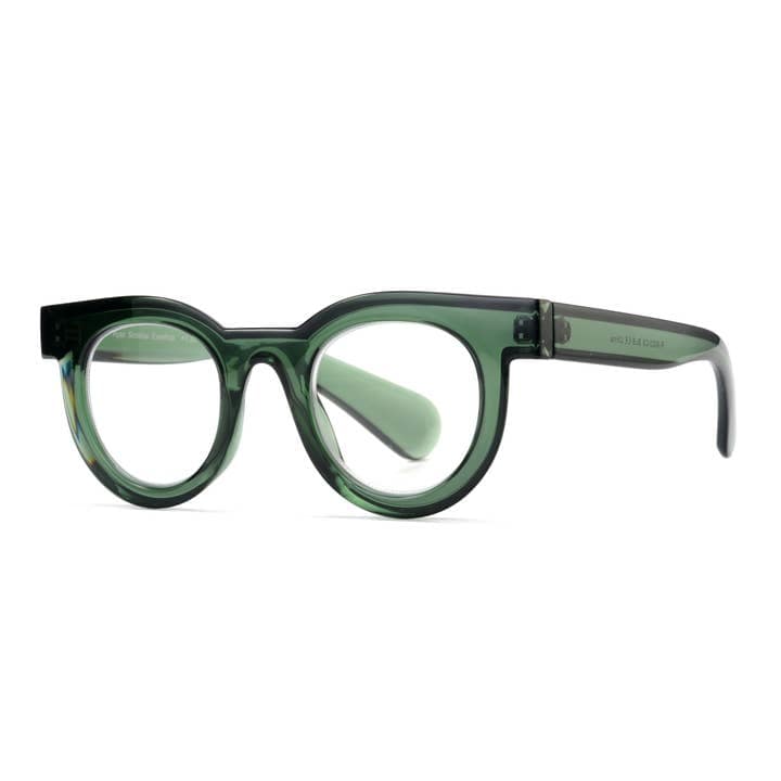 Kai Transparent Green Blue Light Blocking Readers
