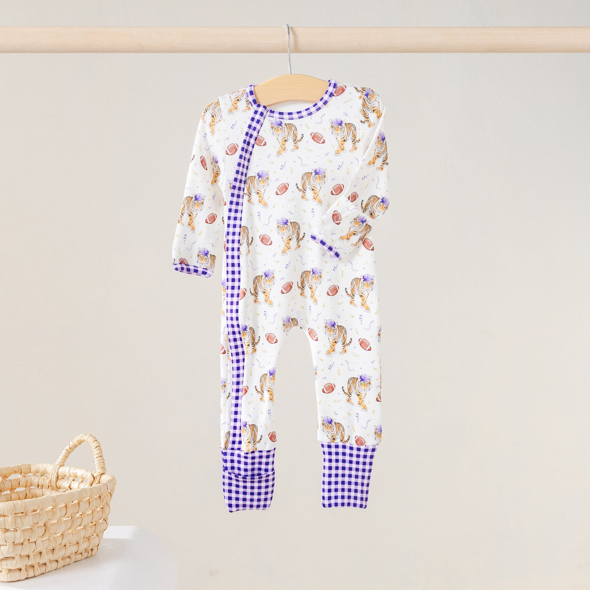 Kickoff in Louisiana Organic Cotton Kids Pajamas