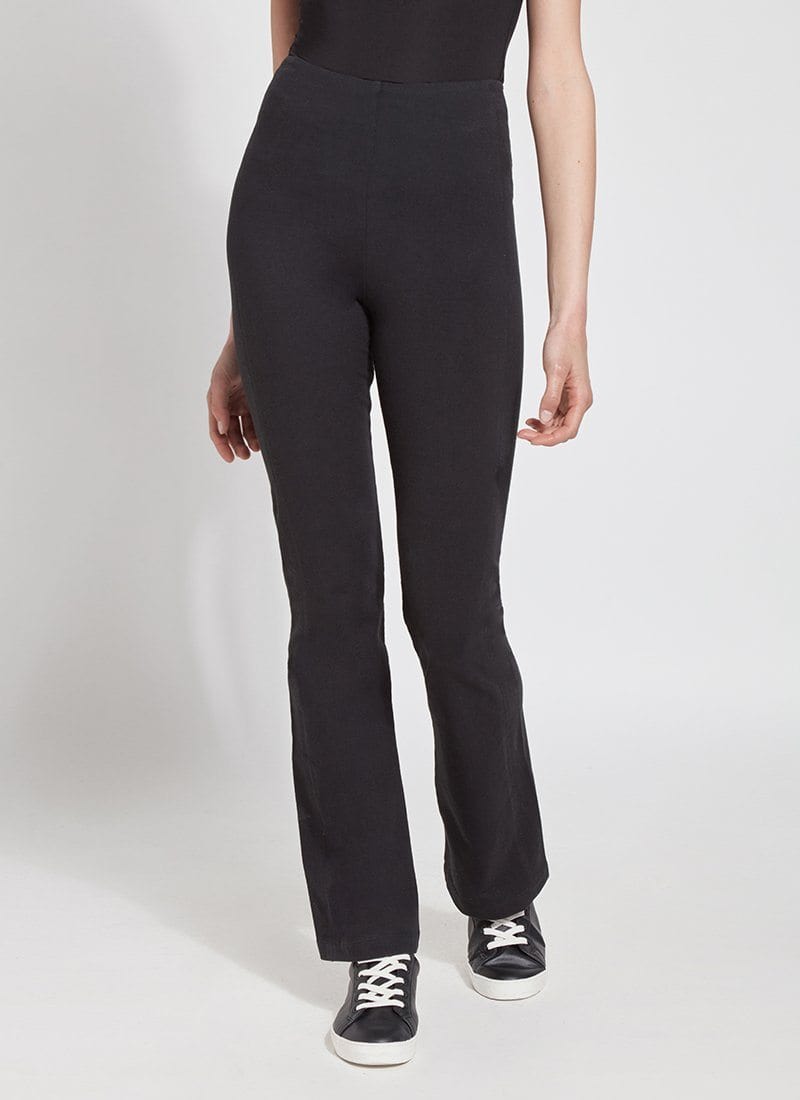 Tara Bootcut Yoga Pant in Black by Lysse
