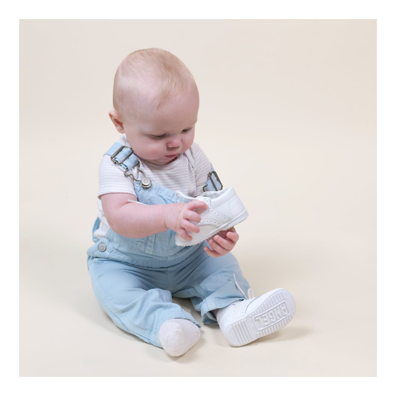 L'Amour Shoes L'Amour James Boy's White Leather Lace Up Shoe - Little Miss Muffin Children & Home