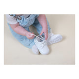 L'Amour Shoes L'Amour James Boy's White Leather Lace Up Shoe - Little Miss Muffin Children & Home