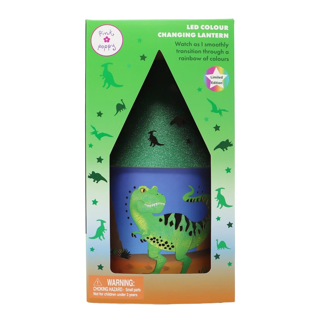 Pink Poppy Dinosaur Adventure Lantern