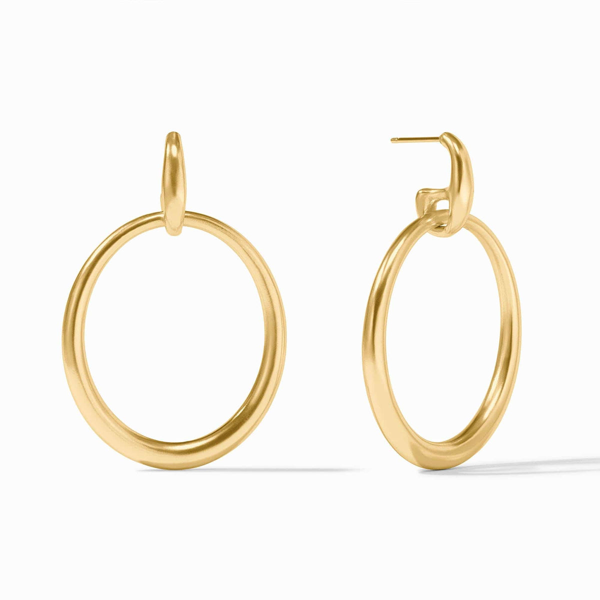 Gold Laguna Doorknocker Earring